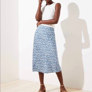 LOFT pull on midi skirt